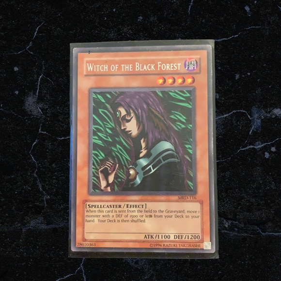 YU-GI-OH vintage card witch of the Black Forest - Picture 1 of 5